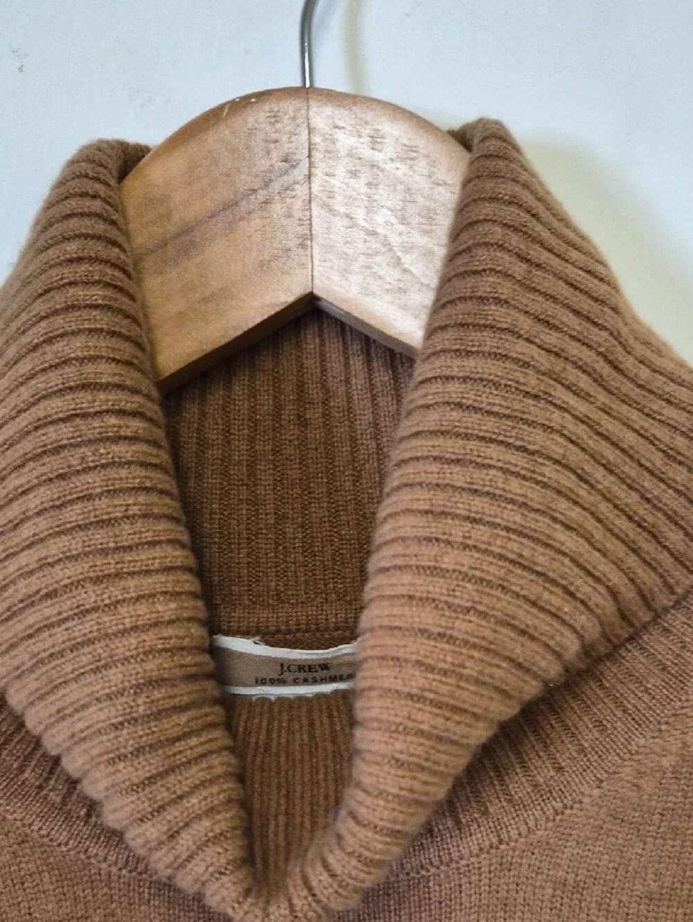 J. Crew Camel Brown Turtleneck Sweater Size M